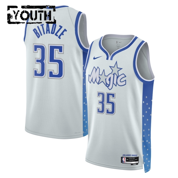 Orlando Magic Trikot Goga Bitadze Nike 2025-26 City Edition Weiß Swingman - Kinder Orlando Magic Trikot Goga Bitadze Nike 2025-26 City Edition Weiß Swingman - Kinder